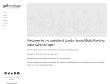 Tablet Screenshot of getmadeup.com